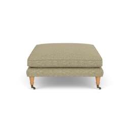 Foot Stool - Apple - Herringbone Weave - Taylor - The Cotswold Company - thumbnail 3