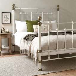 Super King Bed - Arlington Cream and Brass - The Cotswold Company - thumbnail 1