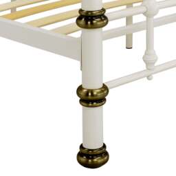 Super King Bed - Arlington Cream and Brass - The Cotswold Company - thumbnail 5