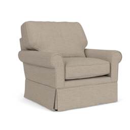 Armchair - Natural - Herringbone Weave - Dawson - The Cotswold Company - thumbnail 1