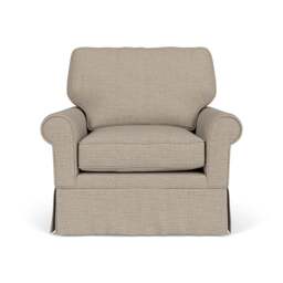 Armchair - Natural - Herringbone Weave - Dawson - The Cotswold Company - thumbnail 2