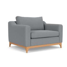 Love Seat - Blue Marl - House Weave - Watson - The Cotswold Company - thumbnail 1