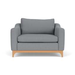 Love Seat - Blue Marl - House Weave - Watson - The Cotswold Company - thumbnail 2