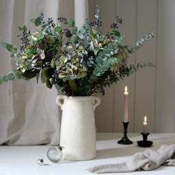 Faux Flower Stem Antique Blue Giant Hydrangea - The Cotswold Company - thumbnail 3
