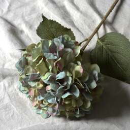 Faux Flower Stem Antique Blue Giant Hydrangea - The Cotswold Company - thumbnail 2