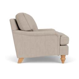 Armchair - Natural - Luxury Italian Linen - Morris - The Cotswold Company - thumbnail 3