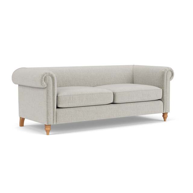 4 Seater Sofa - Grey Mist - Eco Chenille - Rayner - The Cotswold Company - image 1