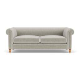 4 Seater Sofa - Grey Mist - Eco Chenille - Rayner - The Cotswold Company - thumbnail 2