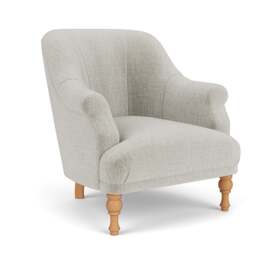 Armchair - Grey Mist - Eco Chenille - Everett - The Cotswold Company