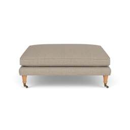 Foot Stool - Natural - Herringbone Weave - Taylor Small - The Cotswold Company - thumbnail 3