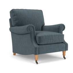Armchair - Teal - Eco Chenille - Taylor High Back - The Cotswold Company - thumbnail 1