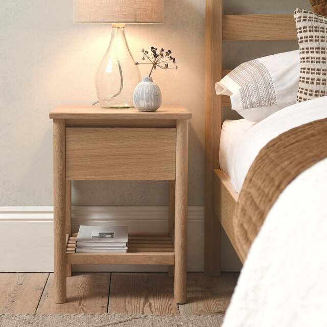 Bedside Table - Paxton Nordic Oak - The Cotswold Company - image 1