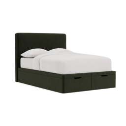 Double Ottoman Storage Bed - Moss - Eco Chenille - Ellis - The Cotswold Company - thumbnail 1