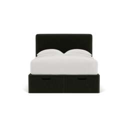 Double Ottoman Storage Bed - Moss - Eco Chenille - Ellis - The Cotswold Company - thumbnail 2