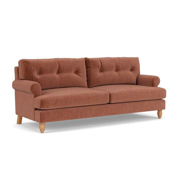 4 Seater Sofa - Cinnamon - Eco Chenille - Talbot - The Cotswold Company - image 1