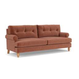 4 Seater Sofa - Cinnamon - Eco Chenille - Talbot - The Cotswold Company - thumbnail 1