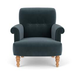 Armchair - Night Sky - Matt Velvet - Harriet - The Cotswold Company - thumbnail 2