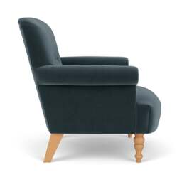 Armchair - Night Sky - Matt Velvet - Harriet - The Cotswold Company - thumbnail 3