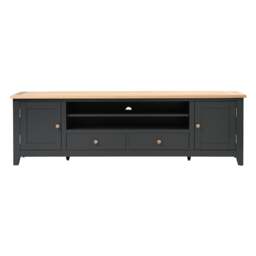 XXL TV Stand up to 90 - Chester Charcoal - The Cotswold Company - thumbnail 5