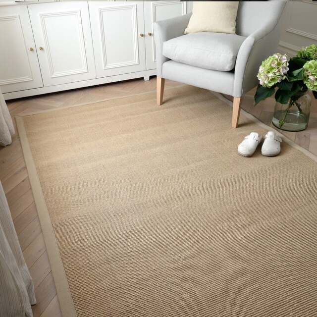 Rugs & Runners Sisal Linen Rug 160x230cm -  - The Cotswold Company - image 1