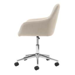 Upholstered Office Chairs Arlebrook Office Chair  - Stone Linen - The Cotswold Company - thumbnail 4