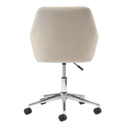 Upholstered Office Chairs Arlebrook Office Chair  - Stone Linen - The Cotswold Company - thumbnail 3