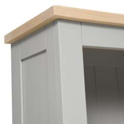 Alcove Display Cabinet - Chester Dove Grey - The Cotswold Company - thumbnail 7