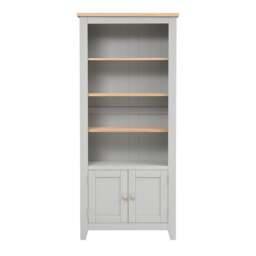 Alcove Display Cabinet - Chester Dove Grey - The Cotswold Company - thumbnail 4