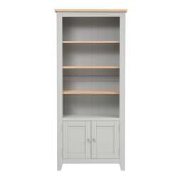 Alcove Display Cabinet - Chester Dove Grey - The Cotswold Company - thumbnail 3
