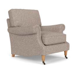 Armchair - Natural Mix - Textured Weave - Taylor High Back - The Cotswold Company - thumbnail 1