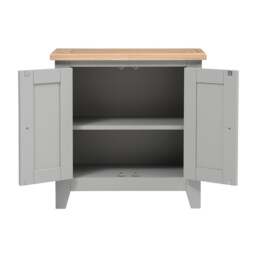 Small Double Cupboard - Chester Dove Grey - The Cotswold Company - thumbnail 6