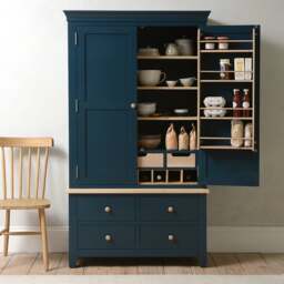 Double Larder - Chester Midnight Blue - The Cotswold Company - thumbnail 2