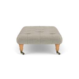 Foot Stool - Natural - Eco Chenille - Amelia Small - The Cotswold Company - thumbnail 3