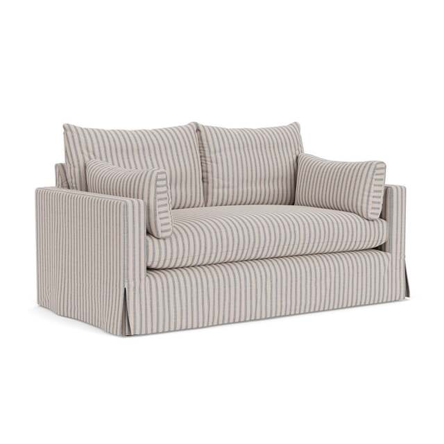 Large 2 Seater Sofa - Indigo - Kingham Stripe - Ashton - The Cotswold Company - image 1