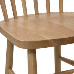 Elkstone Mellow Oak Set of 4 Spindleback Chairs - The Cotswold Company - thumbnail 5
