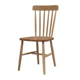 Elkstone Mellow Oak Set of 4 Spindleback Chairs - The Cotswold Company - thumbnail 3
