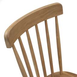 Elkstone Mellow Oak Set of 4 Spindleback Chairs - The Cotswold Company - thumbnail 6