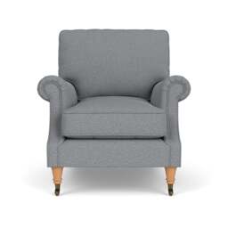 Armchair - Blue Marl - House Weave - Taylor High Back - The Cotswold Company - thumbnail 2