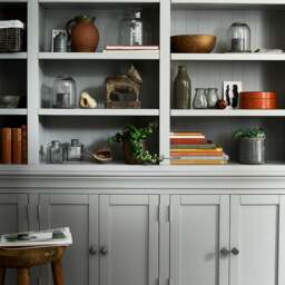 Chantilly Pebble Grey Grand Bookcase - The Cotswold Company - thumbnail 3