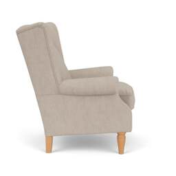 Armchair - Natural - Luxury Italian Linen - Alice - The Cotswold Company - thumbnail 3