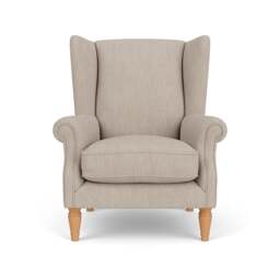 Armchair - Natural - Luxury Italian Linen - Alice - The Cotswold Company - thumbnail 2