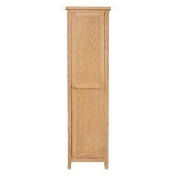 Tall Shoe Cupboard - Inglesham Whitewash Oak - The Cotswold Company - thumbnail 4