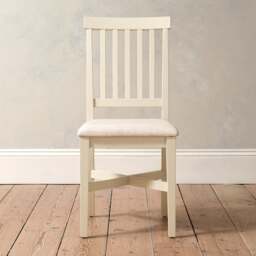 Upholstered Dining Chair - Chester Classic Cream - The Cotswold Company - thumbnail 2