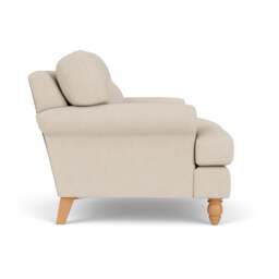 Armchair - Lily White - House Linen Mix - Talbot - The Cotswold Company - thumbnail 3