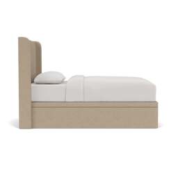 Double Ottoman Storage Bed - Natural - House Linen Mix - Parker - The Cotswold Company - thumbnail 3