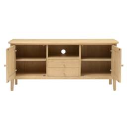Berkeley Nordic Oak Large TV Unit 60 - The Cotswold Company - thumbnail 5