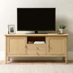 Berkeley Nordic Oak Large TV Unit 60 - The Cotswold Company - thumbnail 2