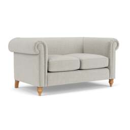 2 Seater Sofa - Grey Mist - Eco Chenille - Rayner - The Cotswold Company