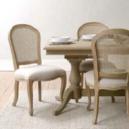 Camille Limewash Oak 6-10 Seater Extending Dining Table - The Cotswold Company