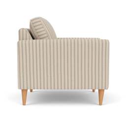 Armchair - Sage - Kingham Stripe - Saxon - The Cotswold Company - thumbnail 3